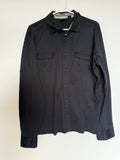 Hugo BOSS Men's Black Button-Up Shirt Paisley Trim Regular Fit Size L