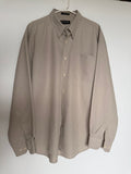 Bellissimo Moda Italia Men's Tan Long Sleeve Dress Shirt Size XL