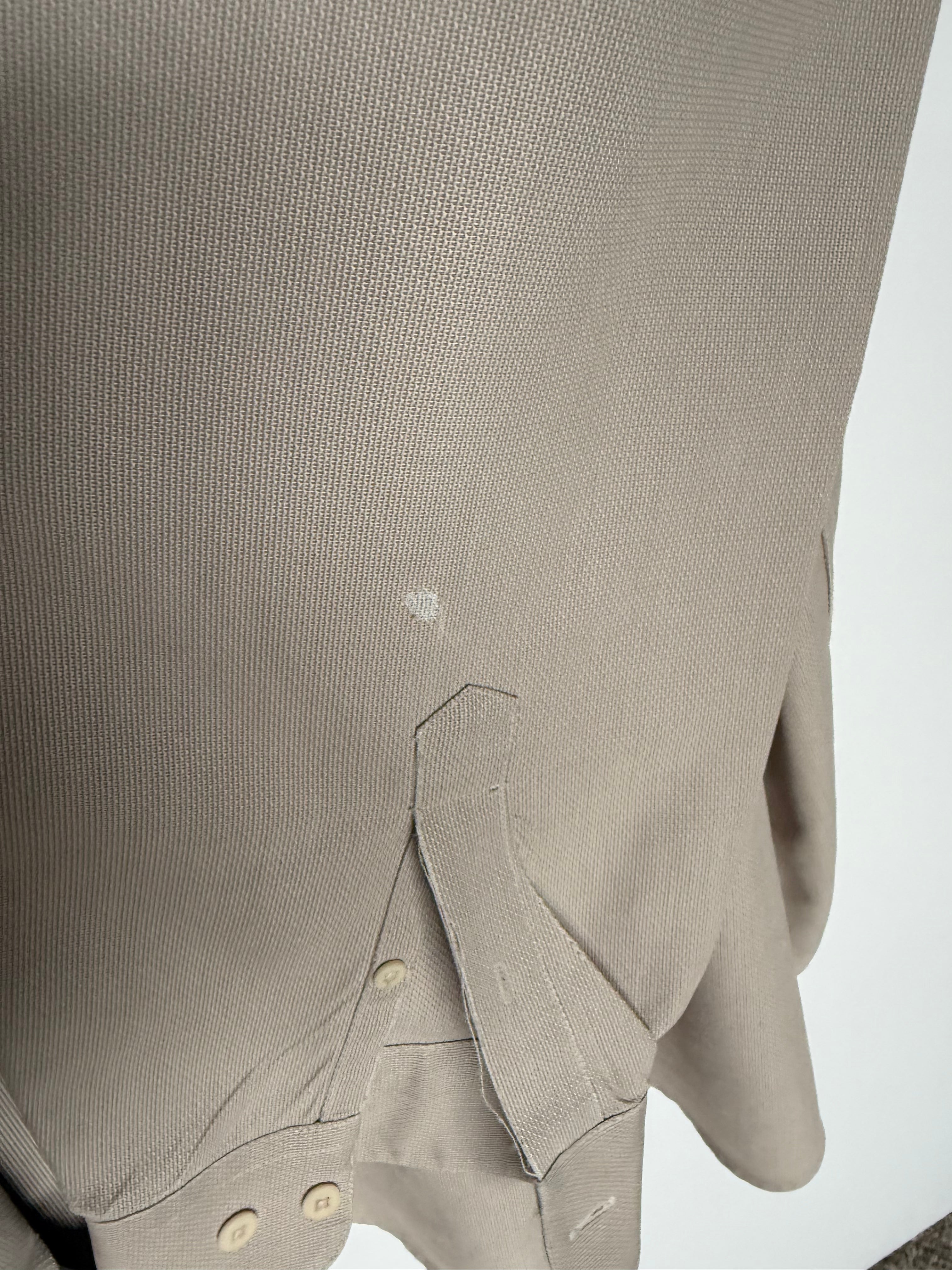 Bellissimo Moda Italia Men's Tan Long Sleeve Dress Shirt Size XL