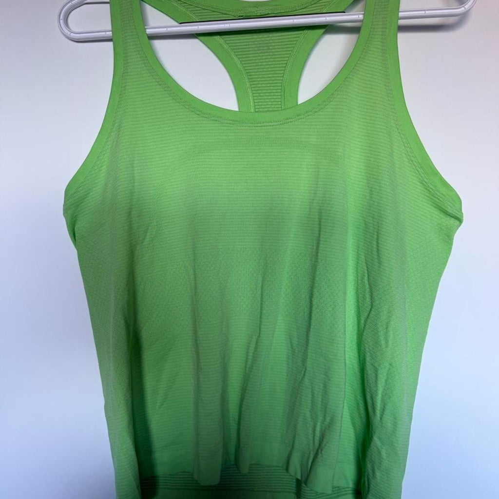 Lululemon Swiftly Tech Racerback Tank Top 2.0 - Race Length Top in color Scream Green Light | Size 10
