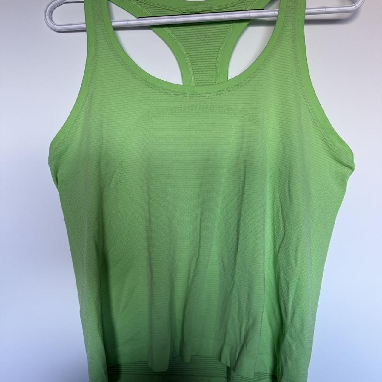 Lululemon Swiftly Tech Racerback Tank Top 2.0 - Race Length Top in color Scream Green Light | Size 10