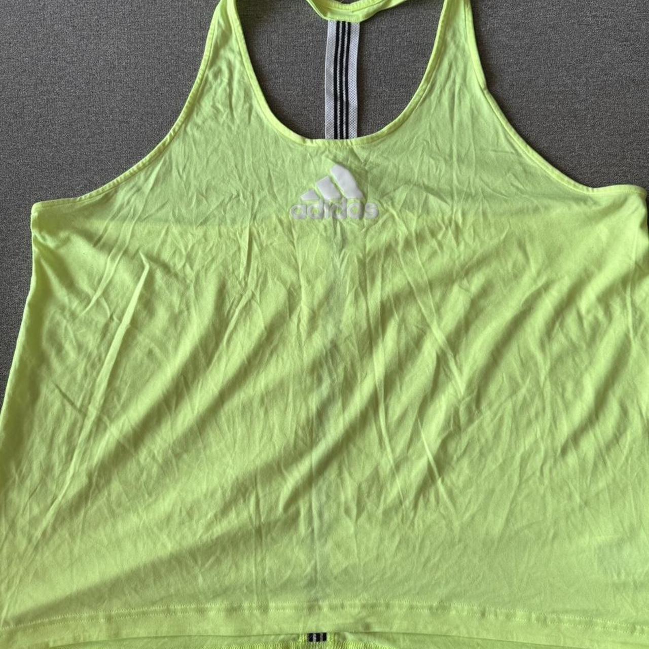 Adidas Women's Green & Yellow Shirt Size XL