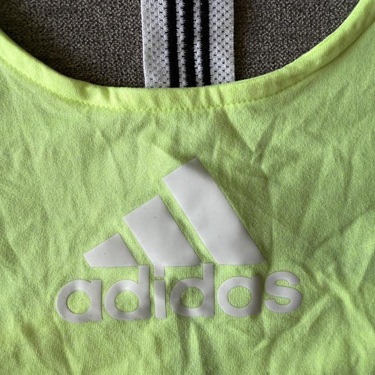 Adidas Women's Green & Yellow Shirt Size XL