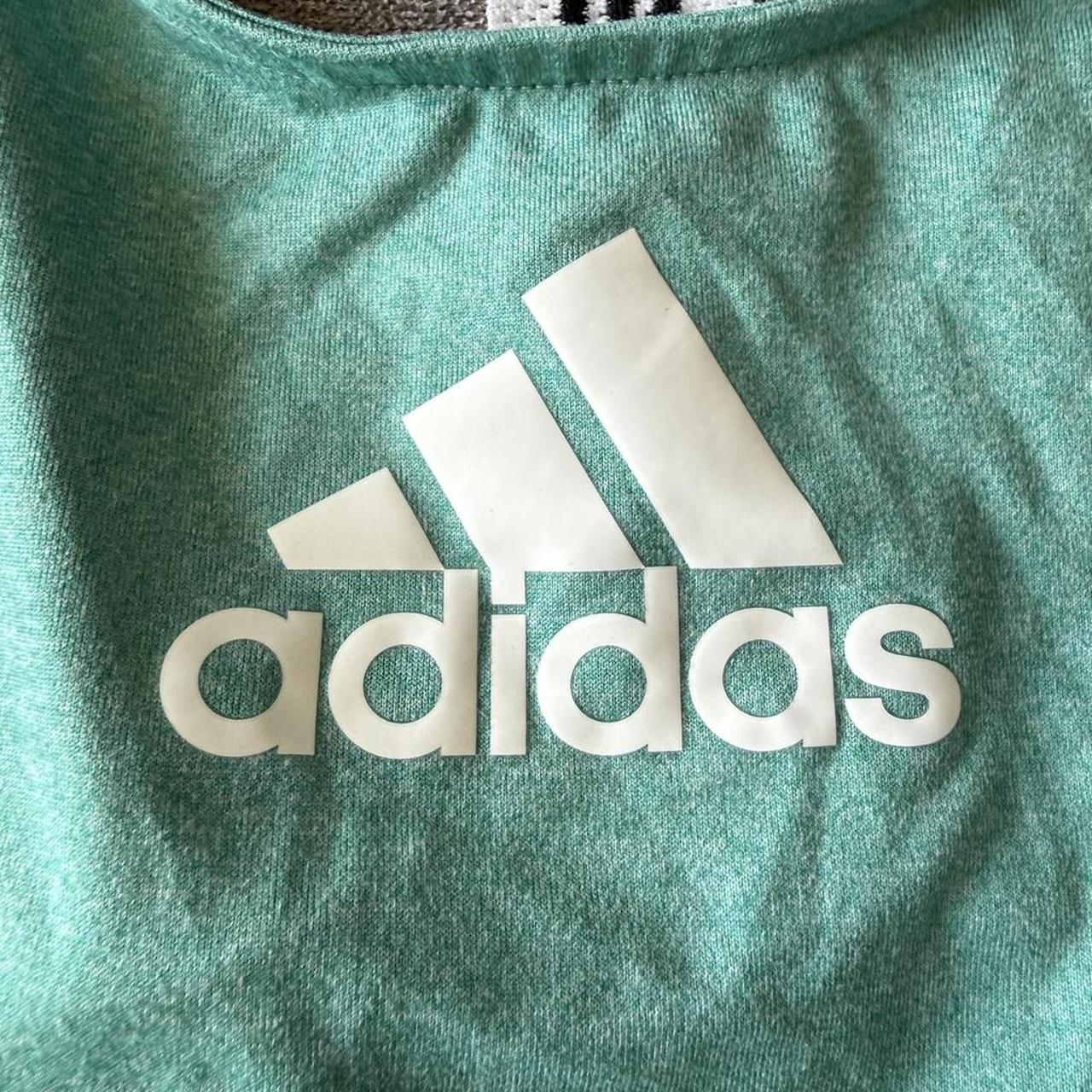Adidas Women's Green and Blue Shirt Size XL
